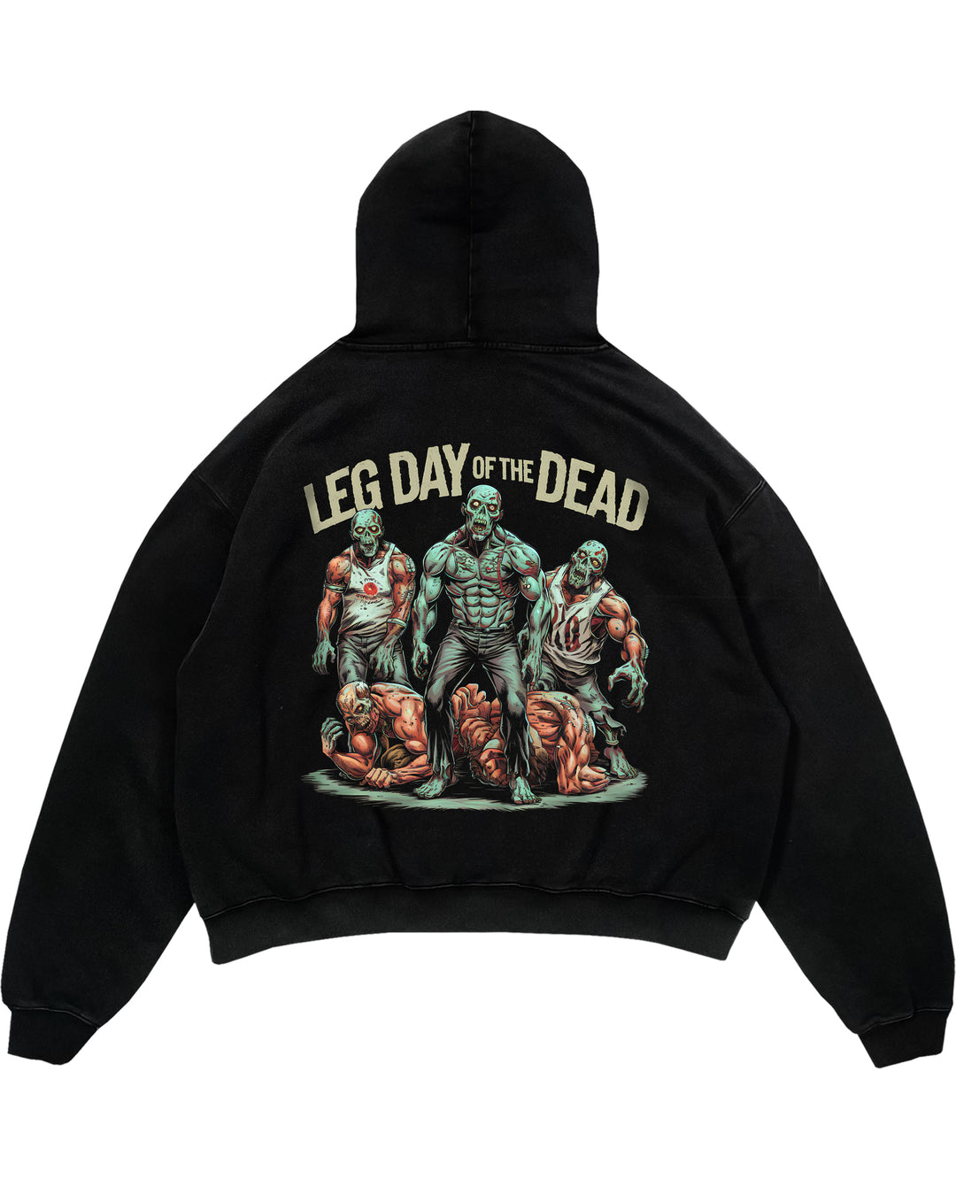 Dead day of the dead oversize (backprint) -huppari