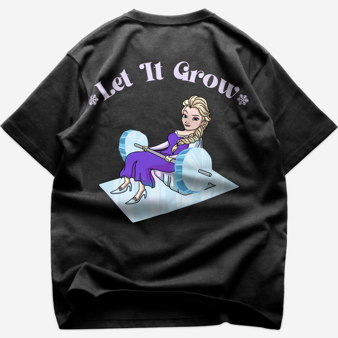 Let it grow (Backprint) Oversized Shirt