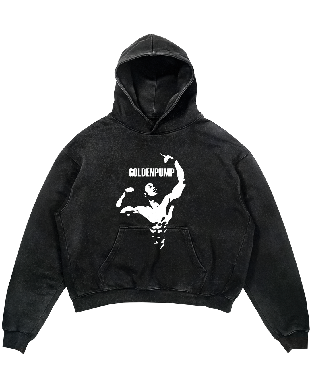 GoldenPump Oversized Hoodie - Mit Taschendruck