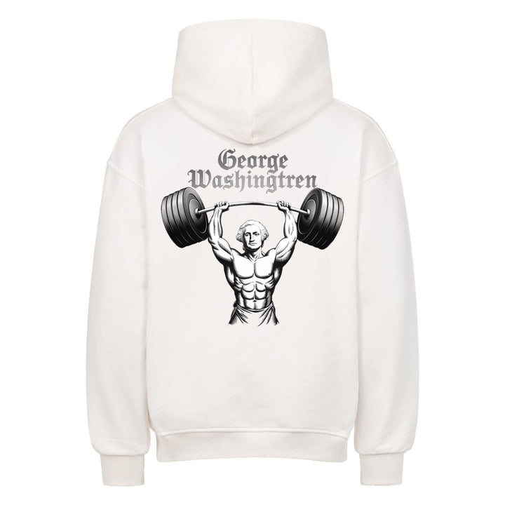 george washingtren Oversized (Backprint) Hoodie