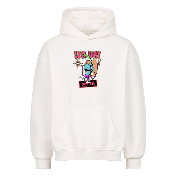 Leg day täydellinen oversize huppari