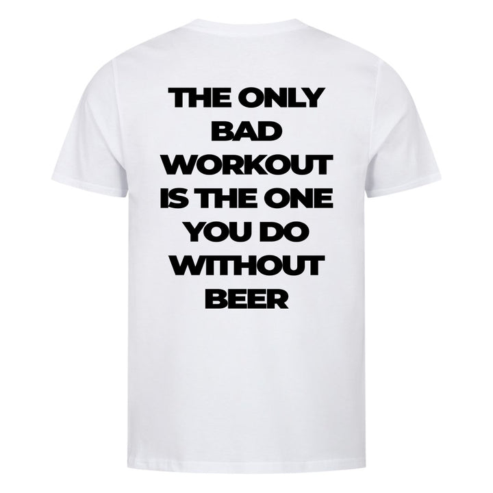 Vain huono workout (backprint) paita