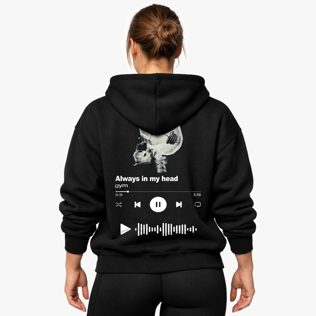 Always in my head Oversized Hoodie