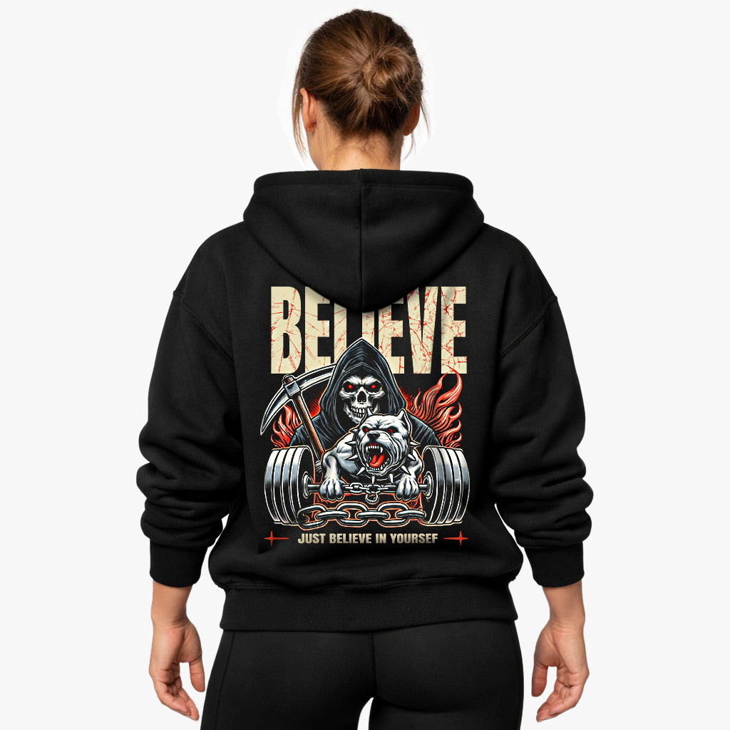 Believe Oversized (Backprint) Hoodie
