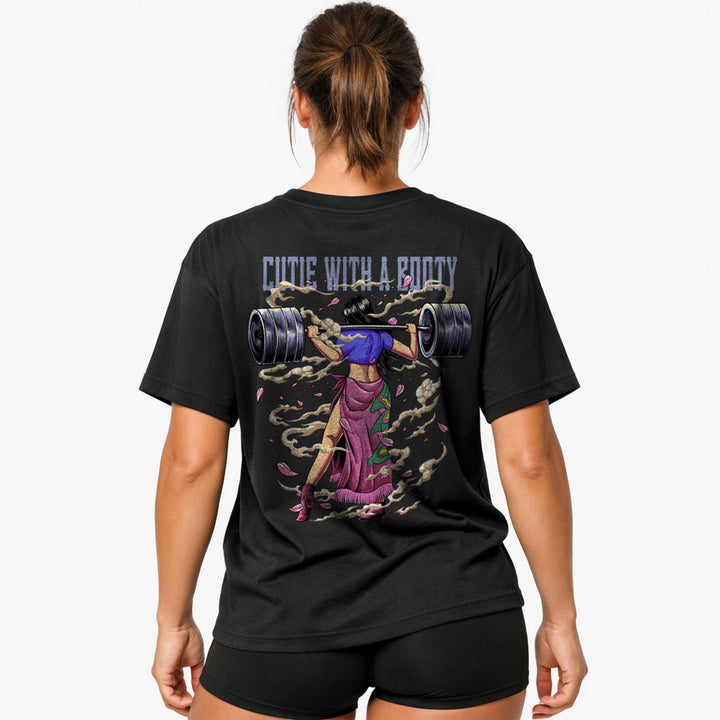 Cutie with a booty (Backprint) Oversized Shirt