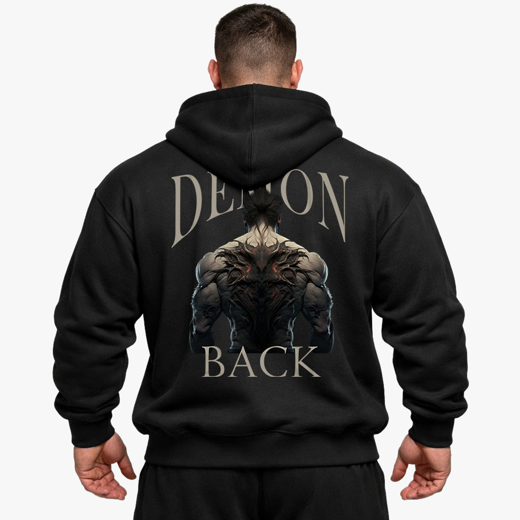 Demon Back Oversized Hoodie