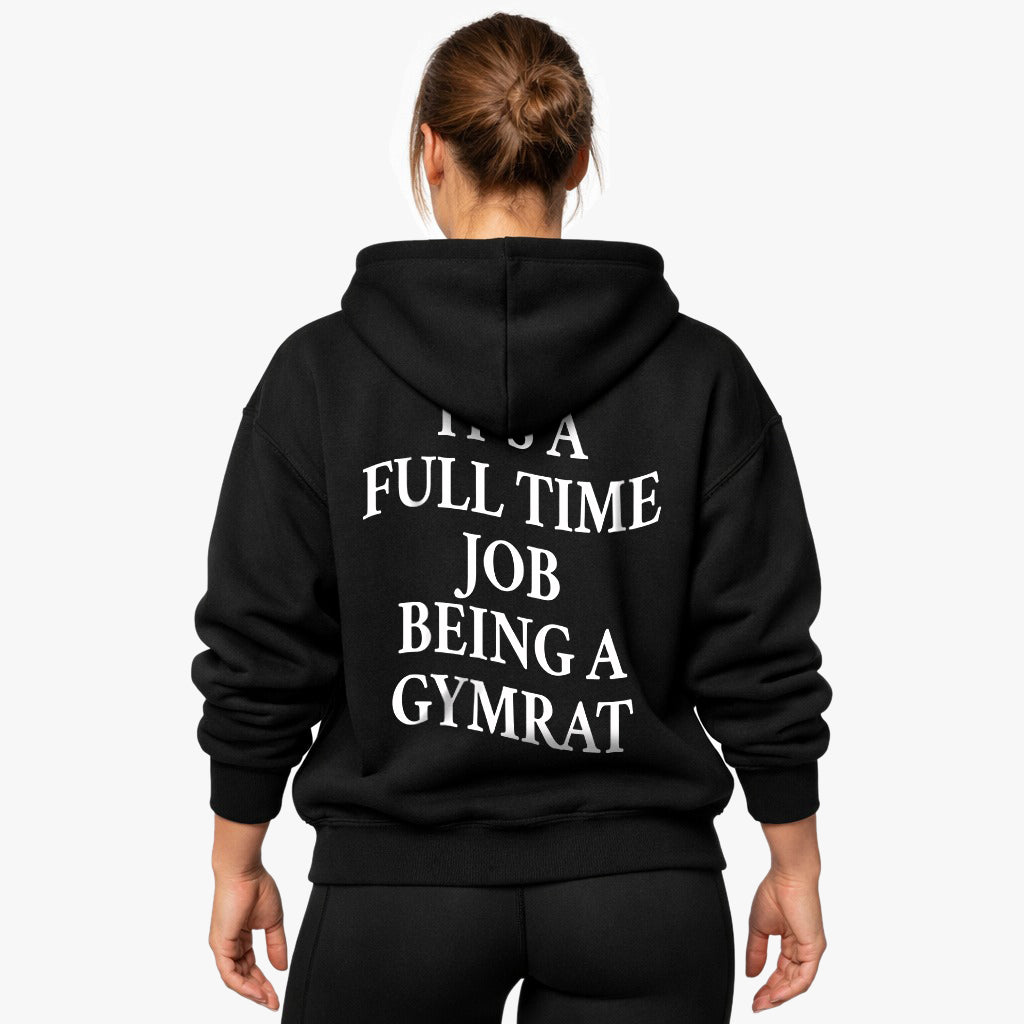 Full time job Oversized (Backprint) Hoodie