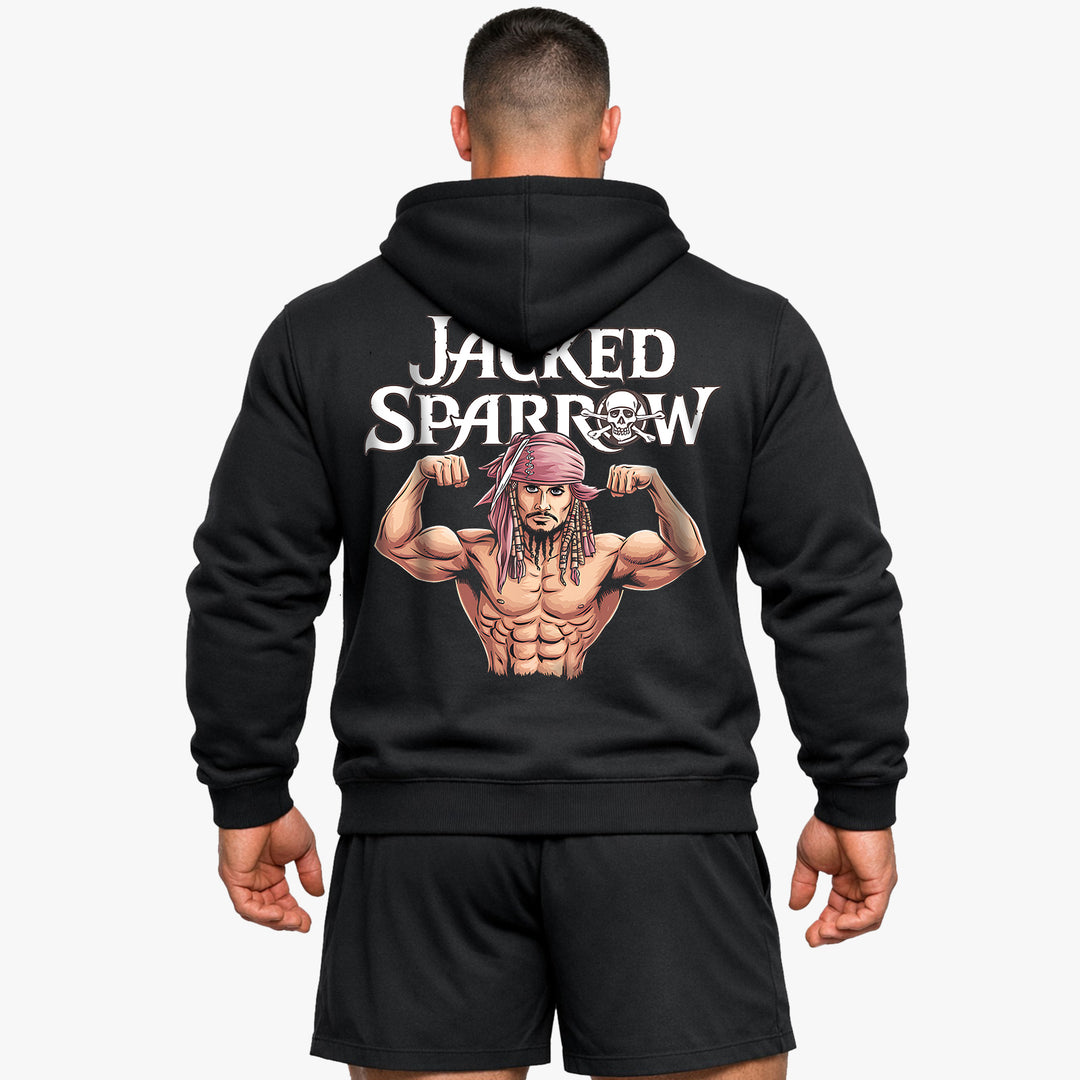 Jacked sparrow (backprint) huppari