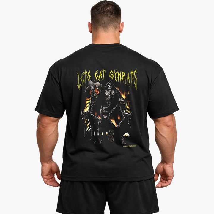 Lets eat gymrats Oversized (Backprint) Shirt