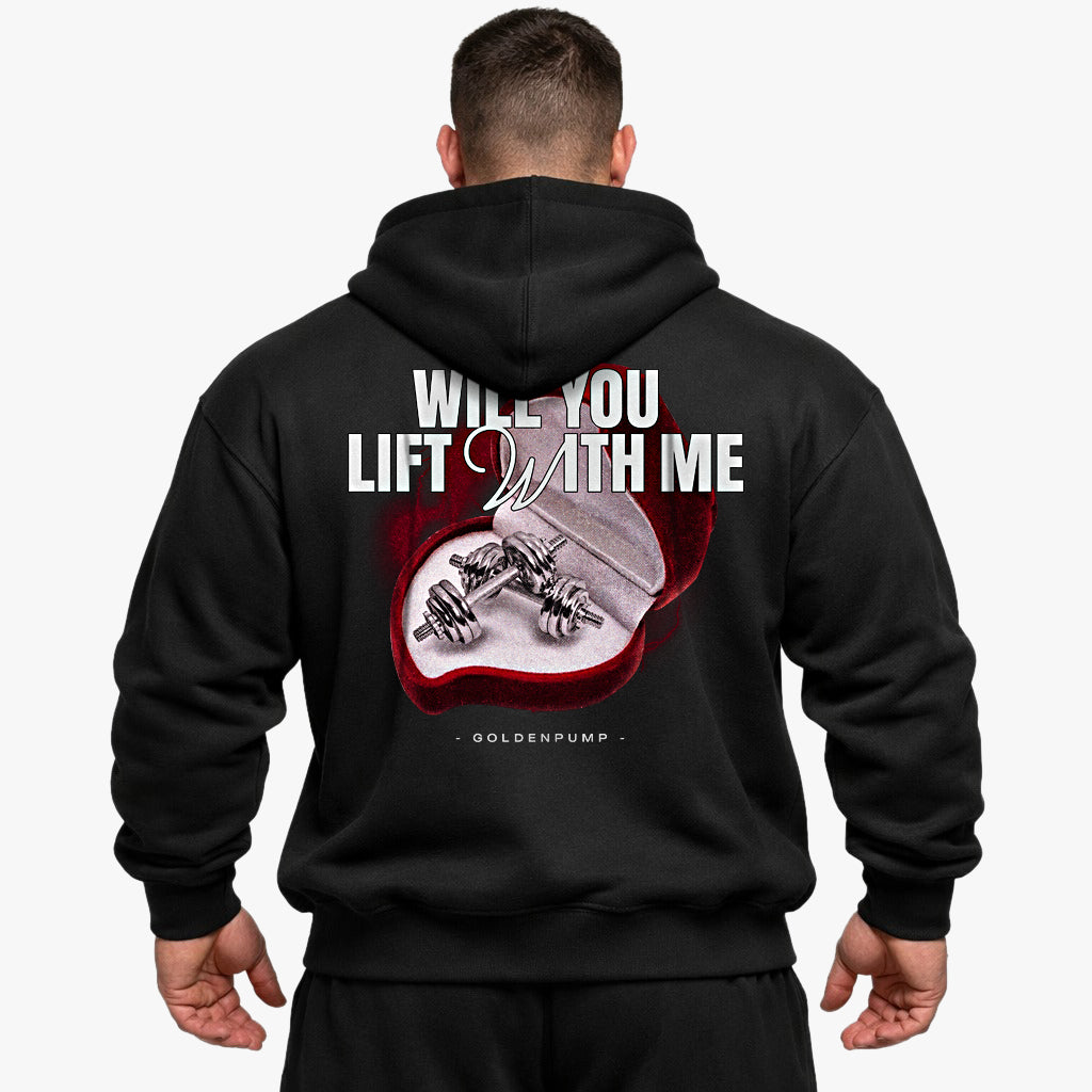 Lift with me Oversized Hoodie