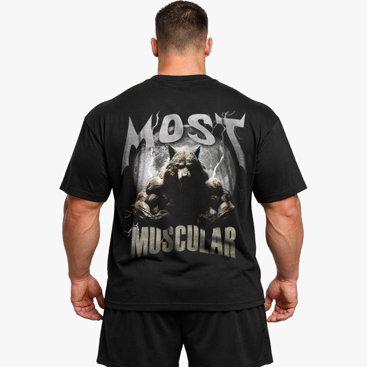 Most Muscular (Backprint) Oversized Shirt