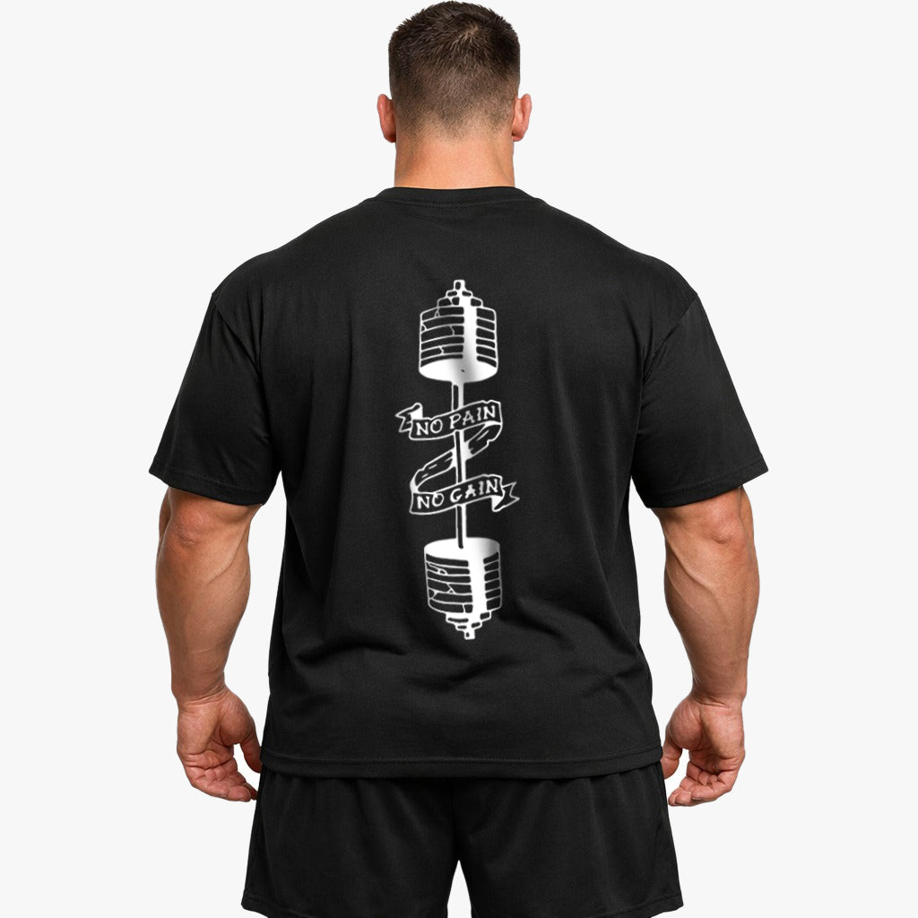 No Pain No Gain (Backprint) Oversize Blast