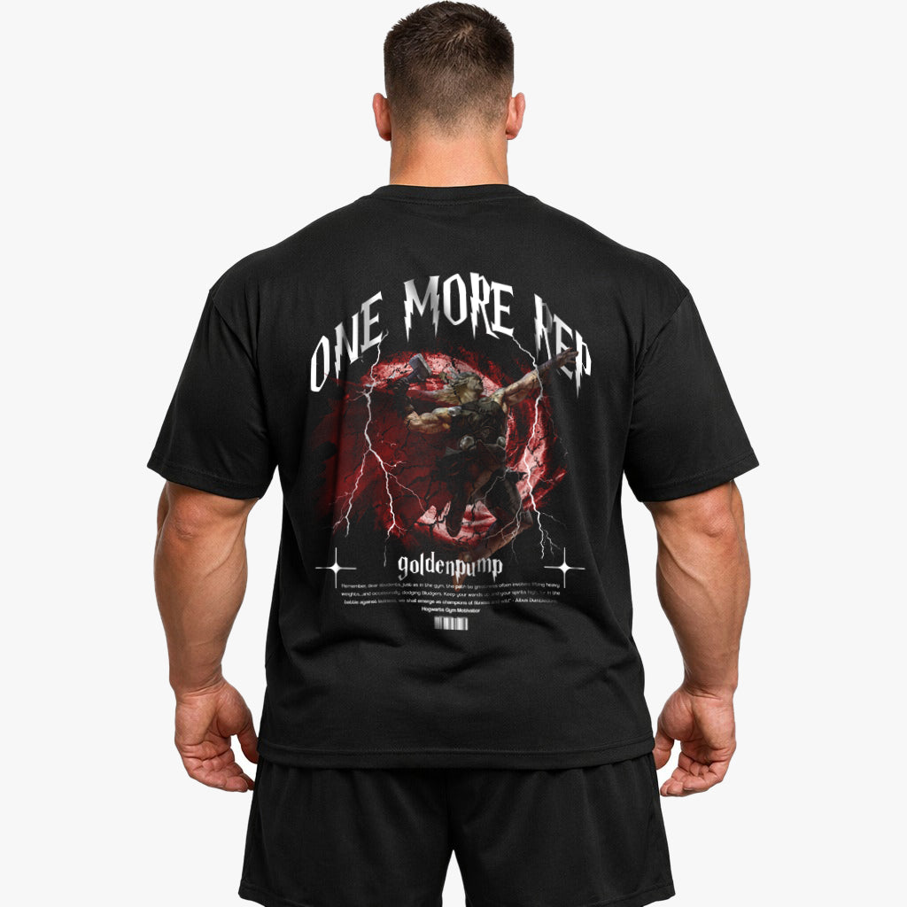 One more rep Oversized (Backprint) Shirt