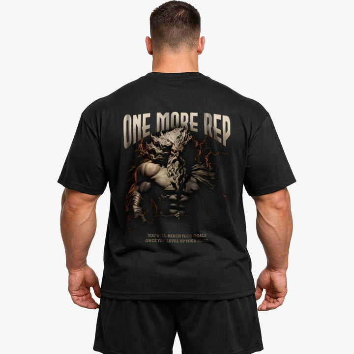 One more rep (Backprint) Oversized Shirt
