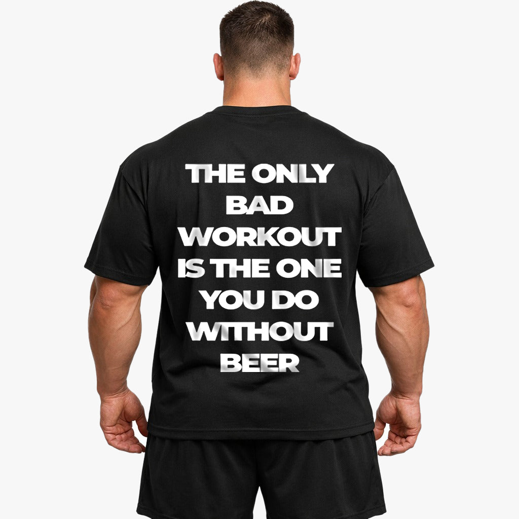 Enige slechte training Oversized shirt (opdruk op de achterkant).