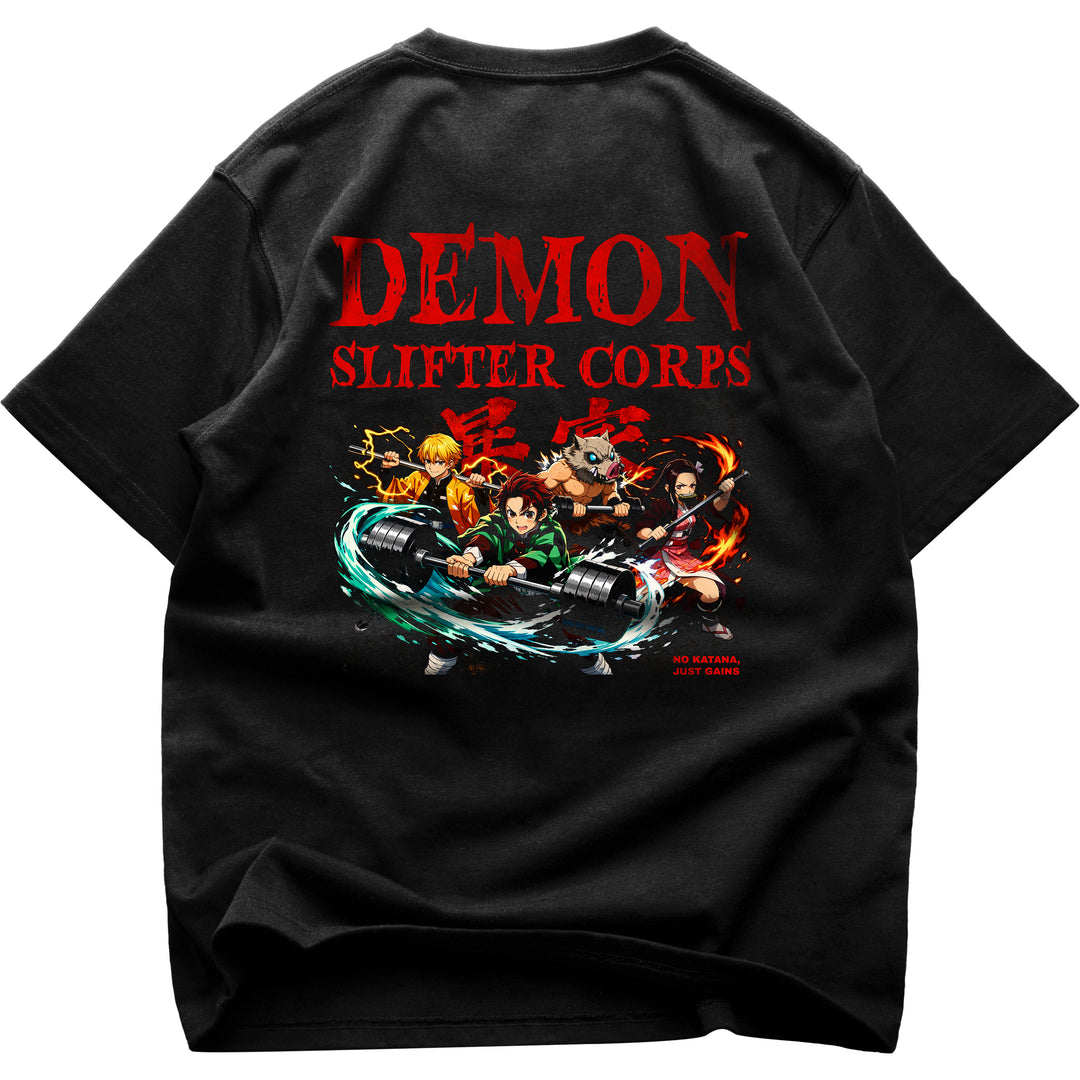 Demon Slifter (Backprint) Oversized Shirt