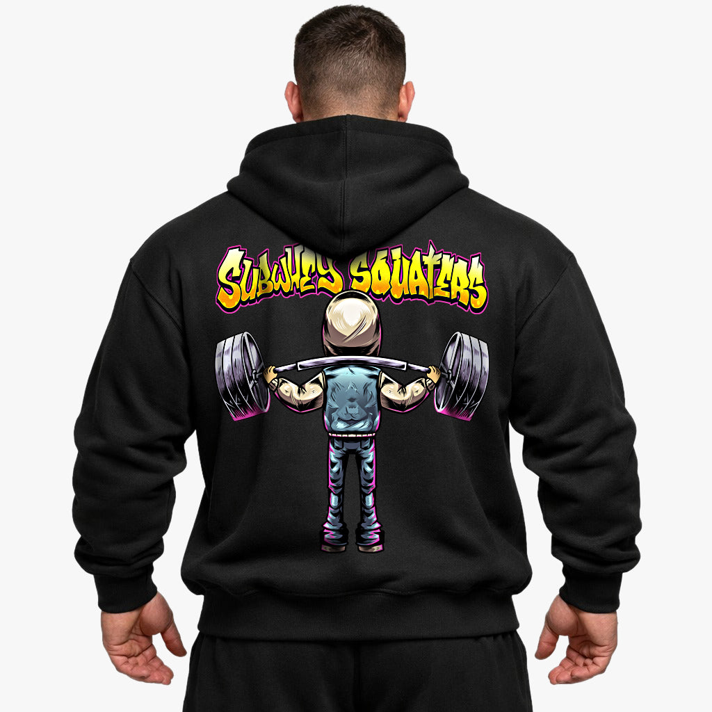 Subwhey Squaters (Backprint) Oversized Hoodie