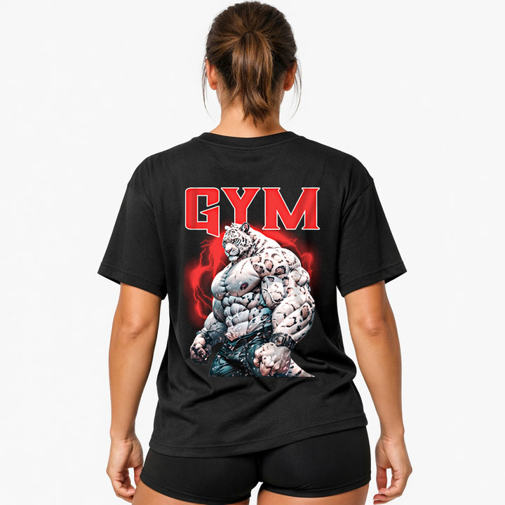 Tiger-Gym (Backprint) Oversized Shirt