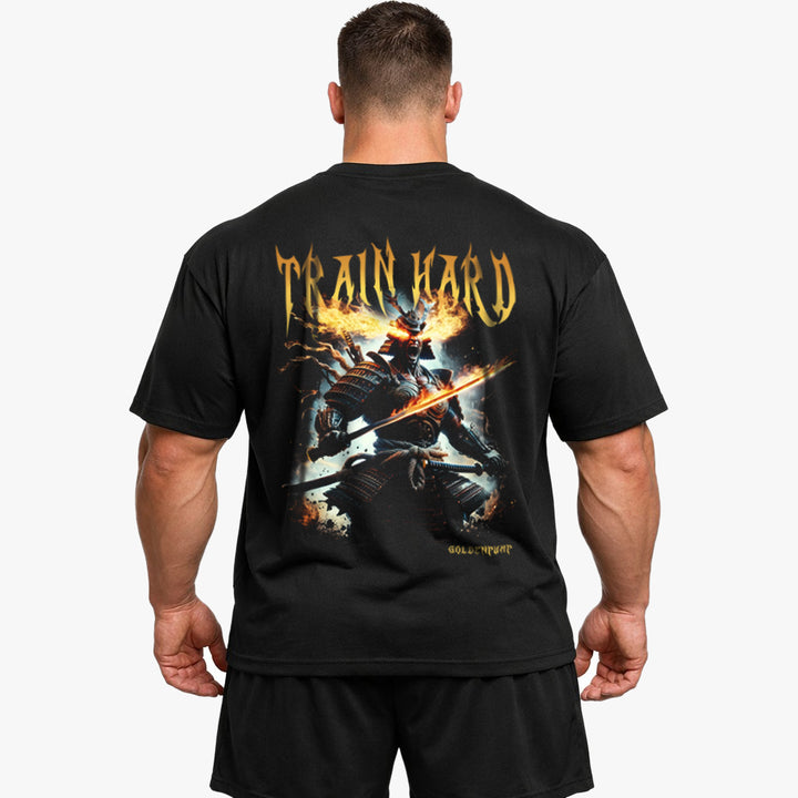 Train hard Oversized (Backprint) Shirt