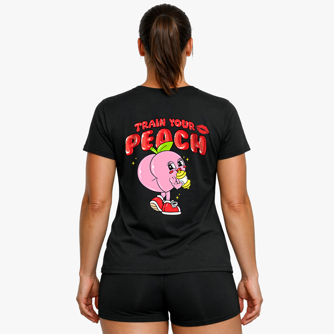 Entrena tu camisa Peach (Backprint)