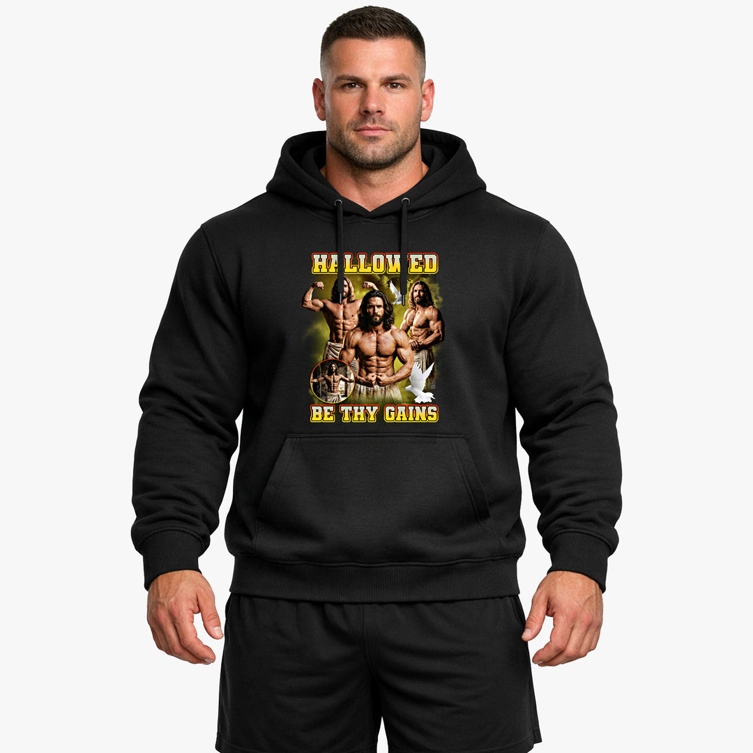 Hallowed by Thy Gains Hoodie