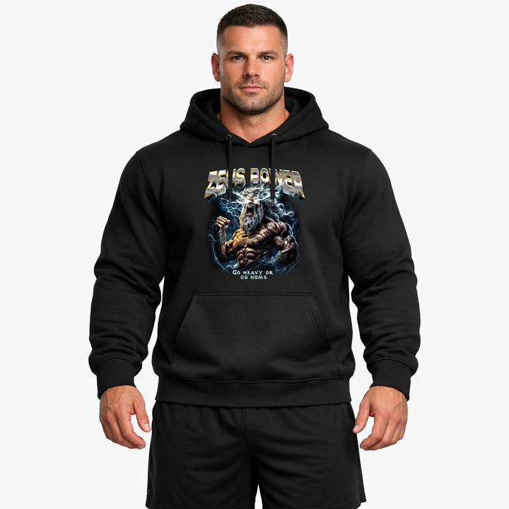 Zeus Hoodie mit Taschendruck