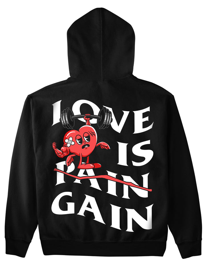 Love is Gain (Backprint) -huppari