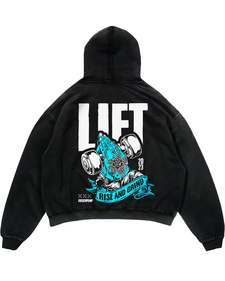 Rise and grind Oversized Hoodie