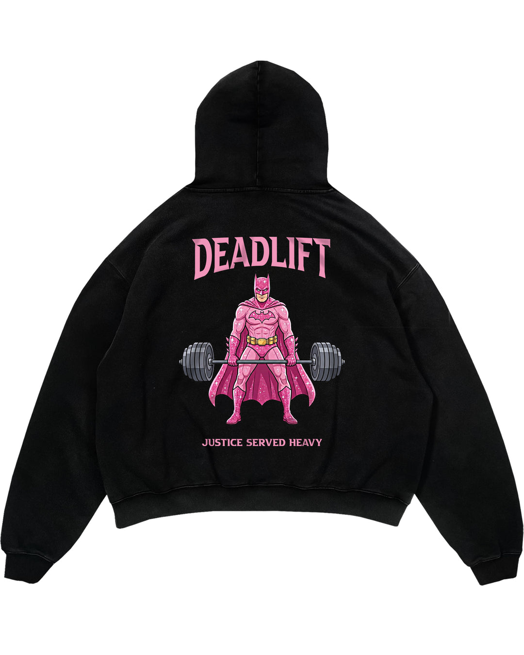 Justice Served Heavy (Backprint) Oversized Hoodie