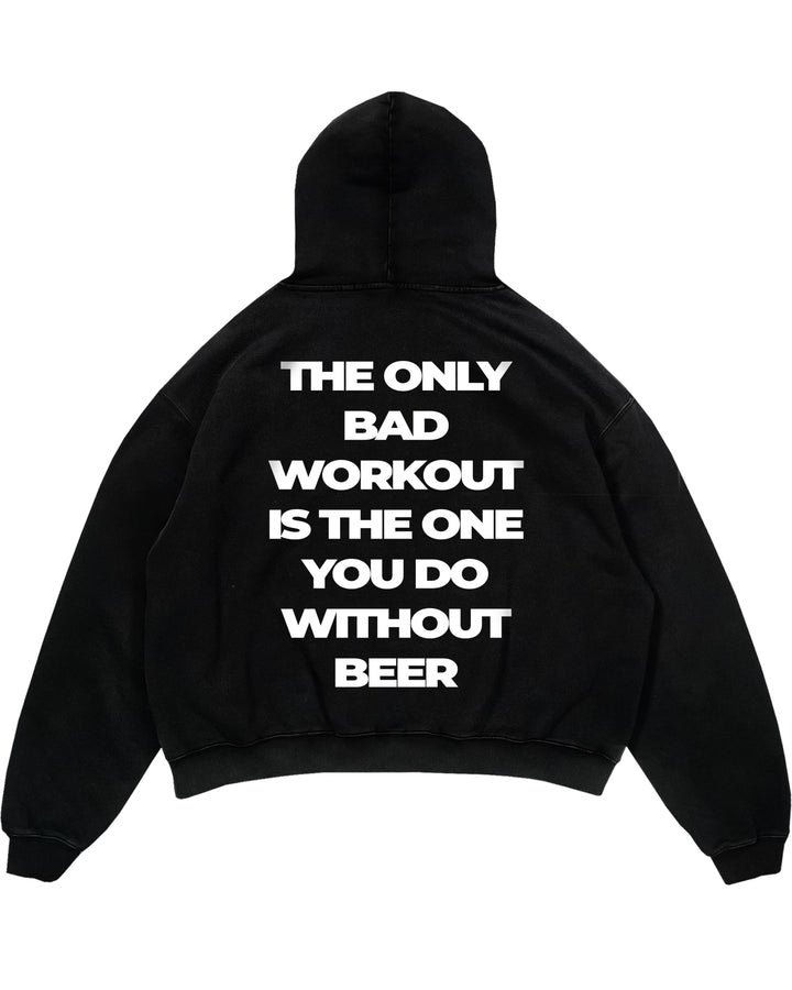 Only bad workout Oversized (Backprint) Hoodie