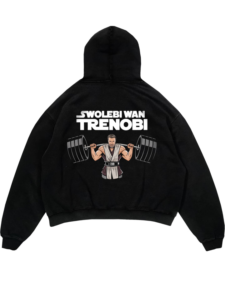 Swolebi wan trenobi(v2) Oversized (Backprint) Hoodie