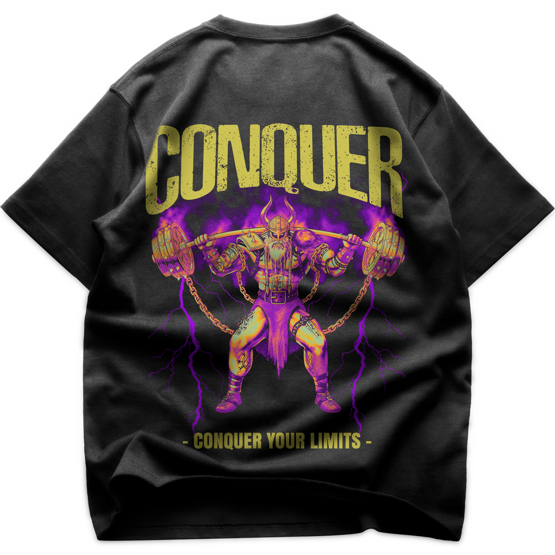 Conquer your limits (Backprint) Oversized Shirt