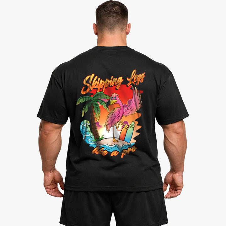 skipping legs Oversized (Backprint) Shirt