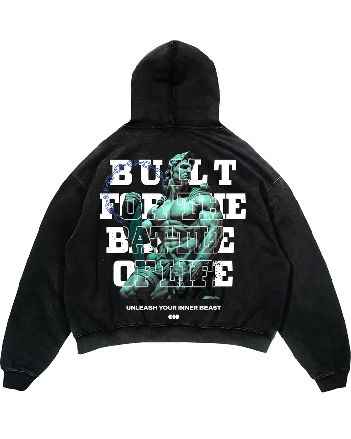 Battle of life Oversized Hoodie